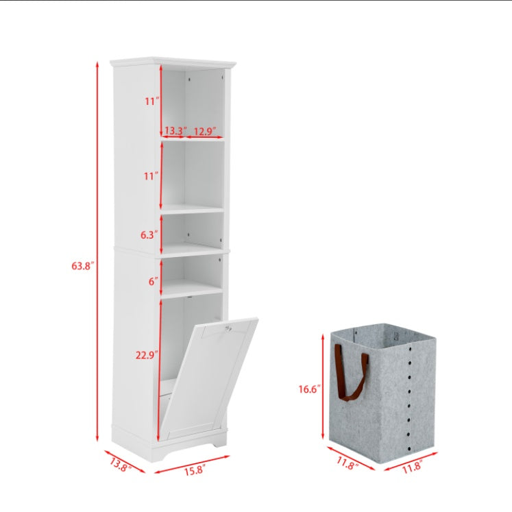 64 Inch High Storage Cabinet