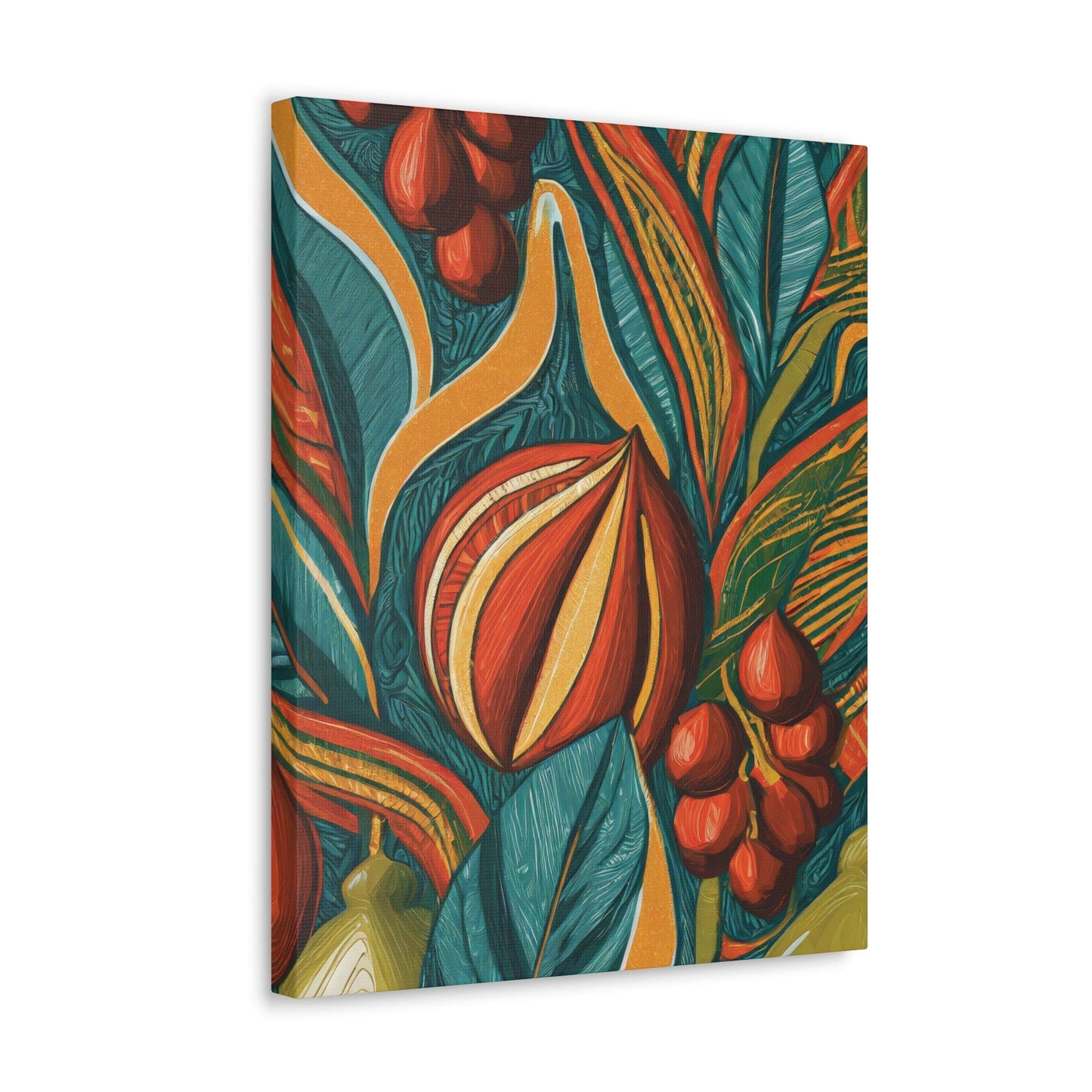 Canvas Wall Art Decor - Tropical Fruit Print