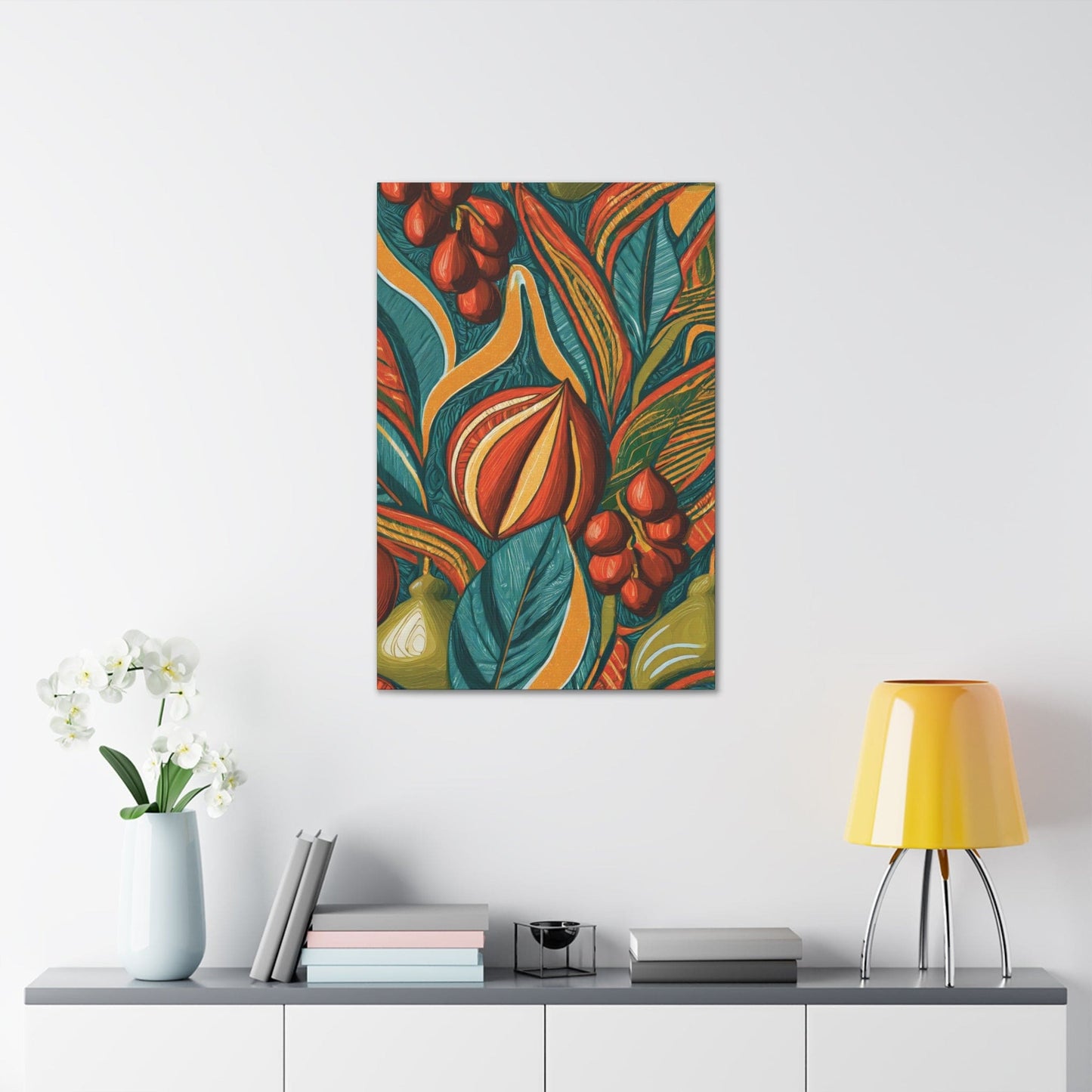 Canvas Wall Art Decor - Tropical Fruit Print