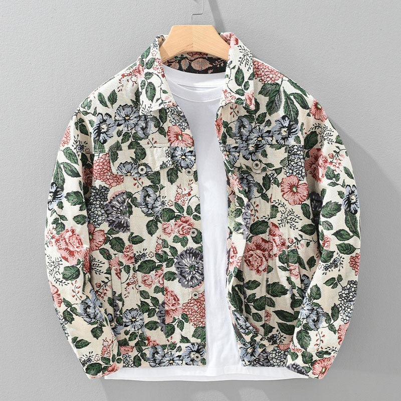 "Seoul Bloom" Utility Jacket