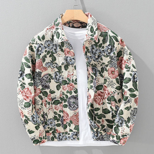 "Seoul Bloom" Utility Jacket