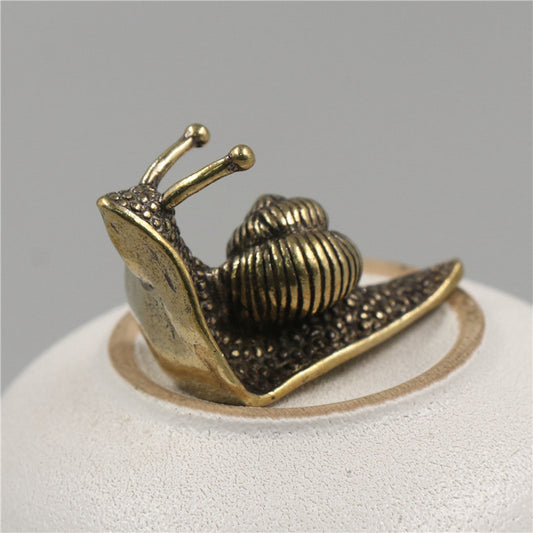 Brass Snail Paperweight