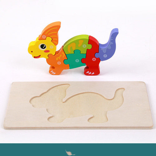 Children's Educational Toys Wooden Three-dimensional Montessori