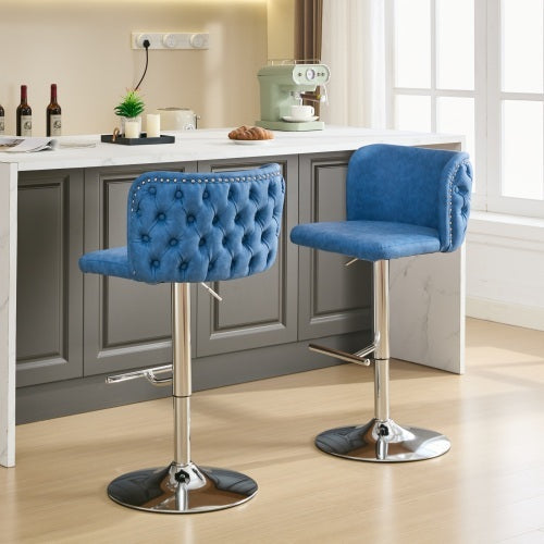 Furniture,Swivel Barstools Adjusatble Seat Height, Modern PU