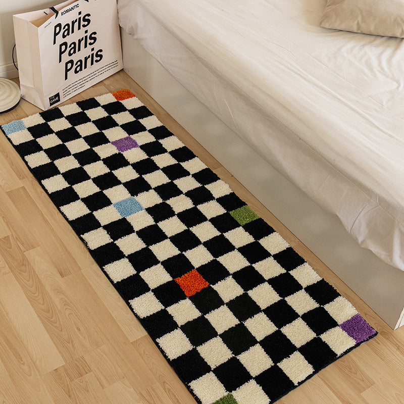 Vintage Checkerboard  Rug