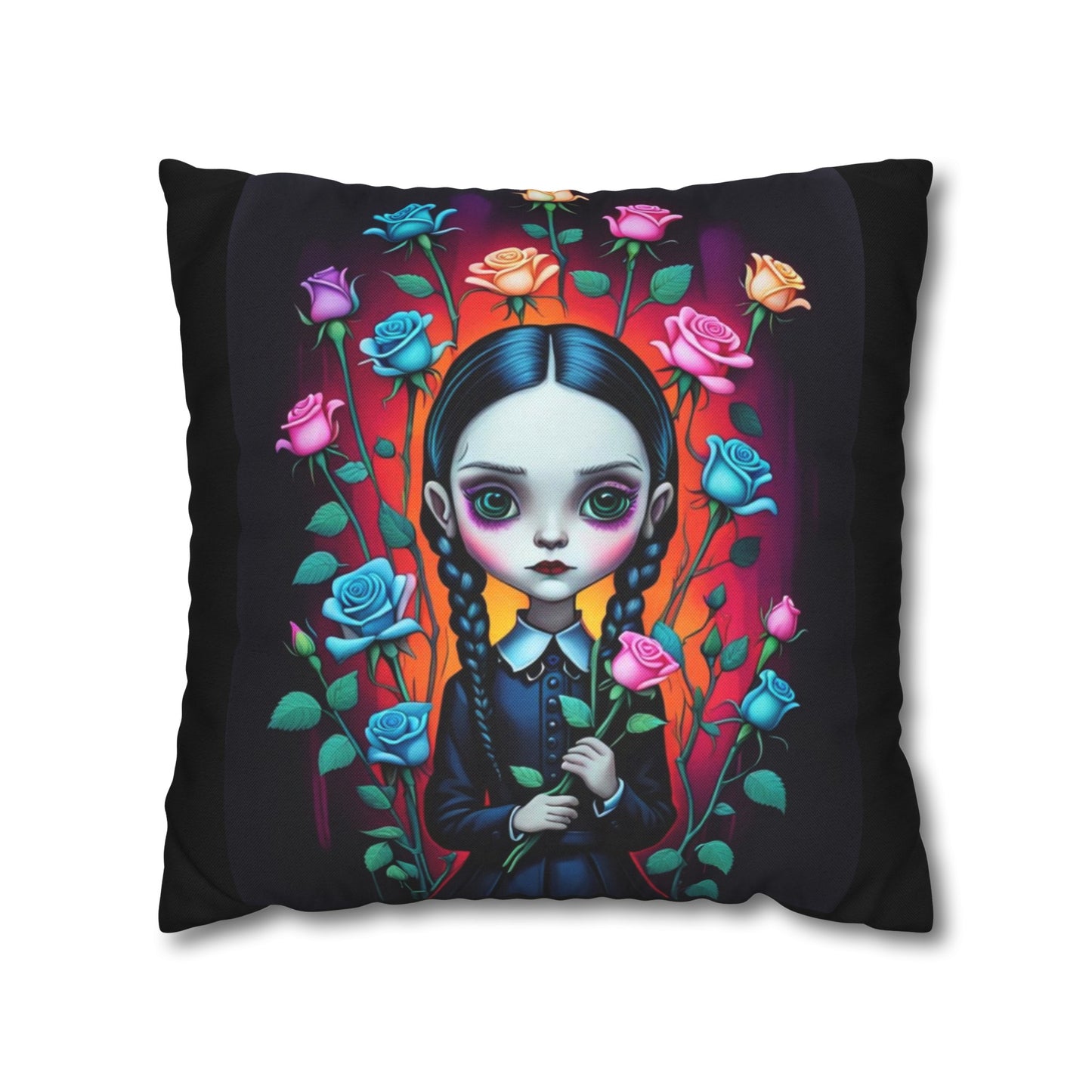 Whimsy Goth Girls Throw Pillow Cover Collection- Style 1001