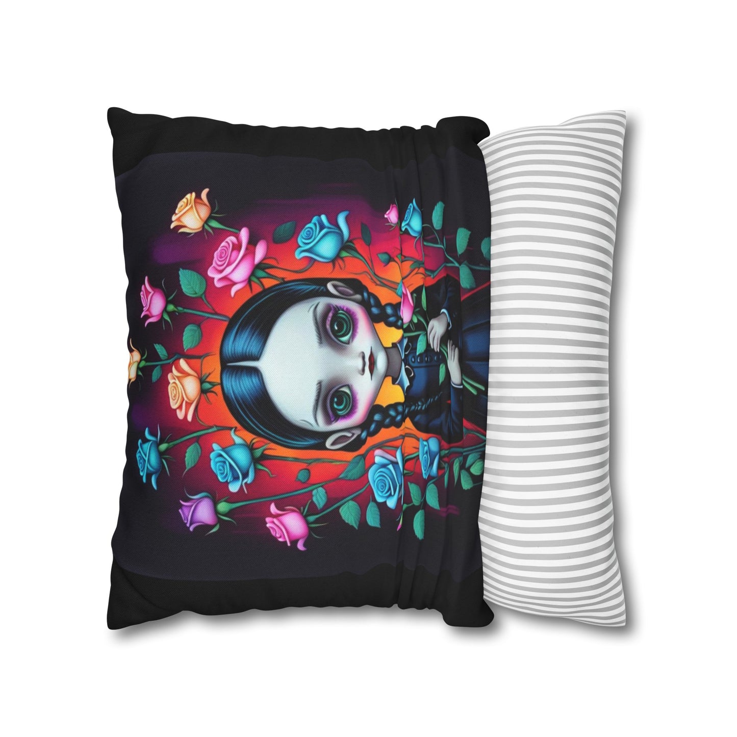 Whimsy Goth Girls Throw Pillow Cover Collection- Style 1001