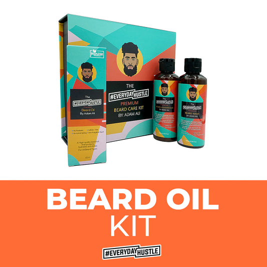 #EverydayHustle Premium Beard Care Kit for Men