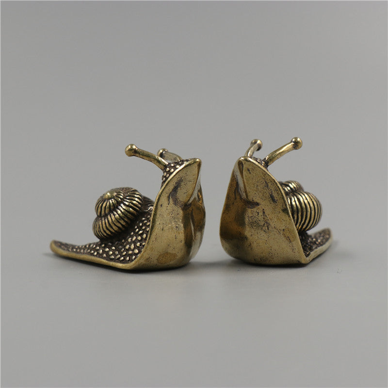 Brass Snail Paperweight