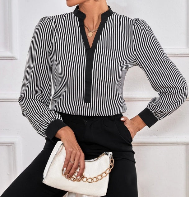 The “Gatsby Stripped” Blouse