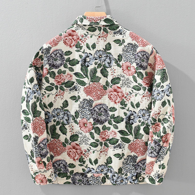 "Seoul Bloom" Utility Jacket