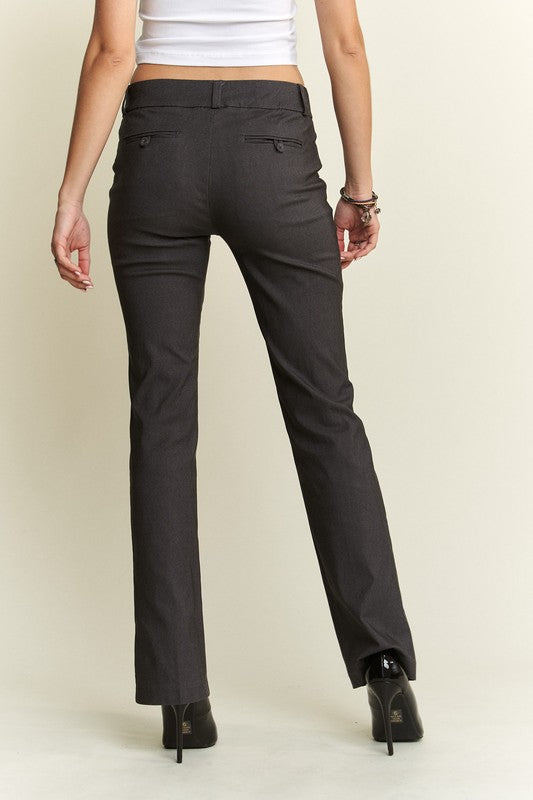 ADORA Regular Rise Slim Bootcut Pants