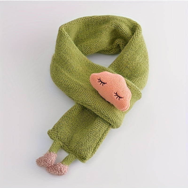 Wandering Cloud Knit Scarf For Kids