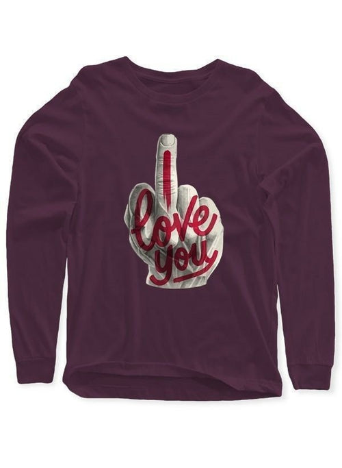 I Love You Full Sleeves T-shirt